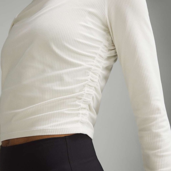 Lululemon All It Takes Ribbed Nulu Long-Sleeve Shirt - Size 6. - Picture 12 of 16